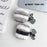 For Apple AirPods 3 Cute Plush Splicing Bluetooth-compatible Earphone Case Winter Protective Cover with Heart Pendant - Black / White - 5