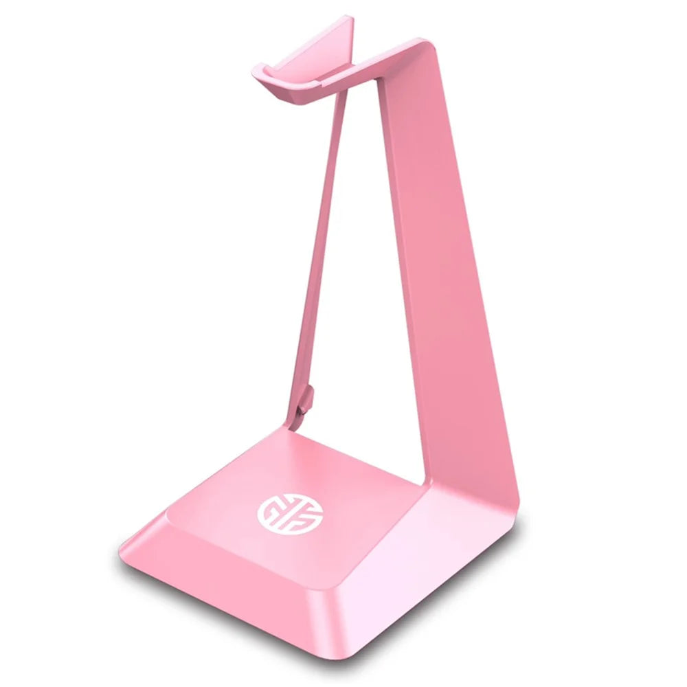 G501 Desktop Over-ear Headphone Stand ABS Gaming Headset Display Holder Mount with Solid Base - Pink - 1