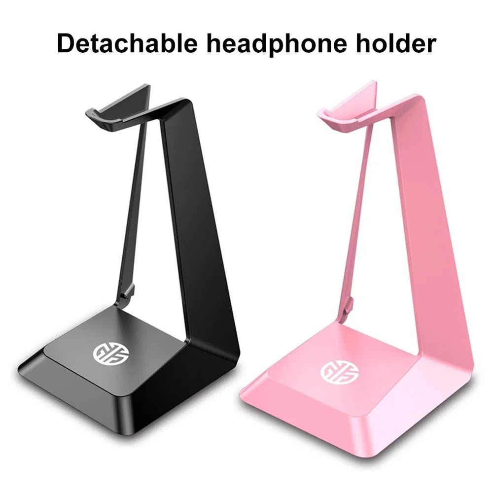 G501 Desktop Over-ear Headphone Stand ABS Gaming Headset Display Holder Mount with Solid Base - Pink - 7