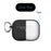 For AirPods Pro 2 Litchi Texture Soft TPU Bluetooth-compatible Earphone Case Ultra-thin Protective Cover with Ring Buckle - Black - 5