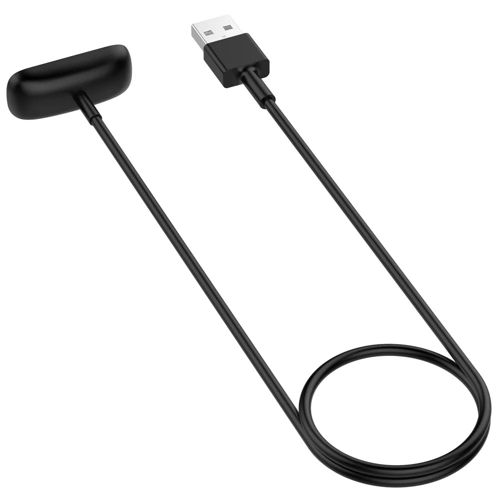 100cm For Fitbit Inspire 3 Smart Wristband Bracelet Charger Replacement Charging Cable - 1