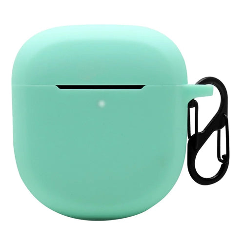 For Bose Quiet Comfort Earbuds II Protective Case Wireless Noise-canceling Headset Silicone Cover with Anti-Loss Hanging Buckle - Luminous Green - 1