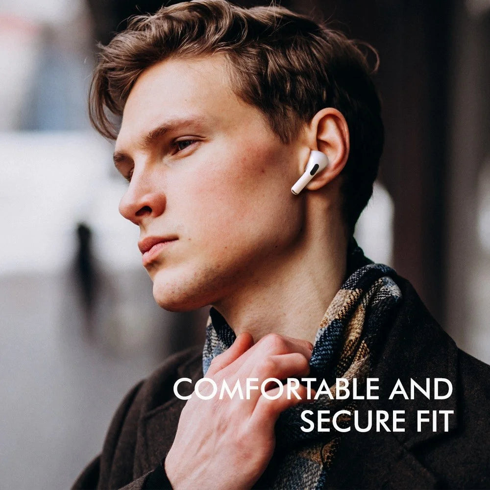 AHASTYLE PT99-1 1 Pair Earbud Ear Tips for Apple AirPods Pro 2 / AirPods Pro Bluetooth-compatible Earphone Silicone Caps Covers Replacement - Black / S - 5