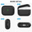AHASTYLE WE12 Silicone Case for Apple AirPods Pro 2, Two-Piece Design Earbud Earphone Drop-proof Cover with Hand Strap - Black - 6
