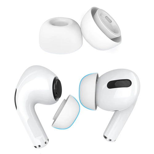 AHASTYLE WG86 1 Pairs Earbuds Covers for Apple AirPods Pro 2 / AirPods Pro Soft Silicone Caps In-Ear Earphone Eartips - S - 1