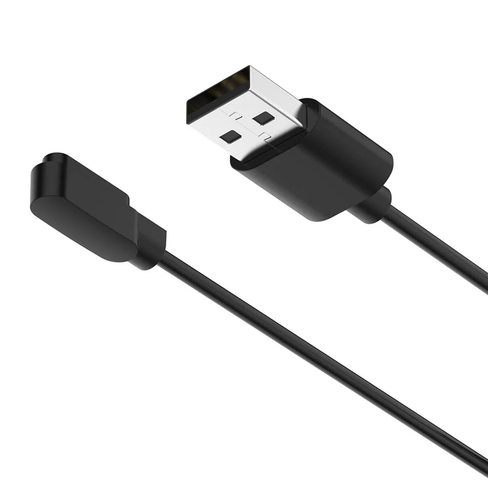 For Realme TechLife Watch 1.2m Magnetic Absorption Charging Cable Smart Watch USB Charger - Black - 5