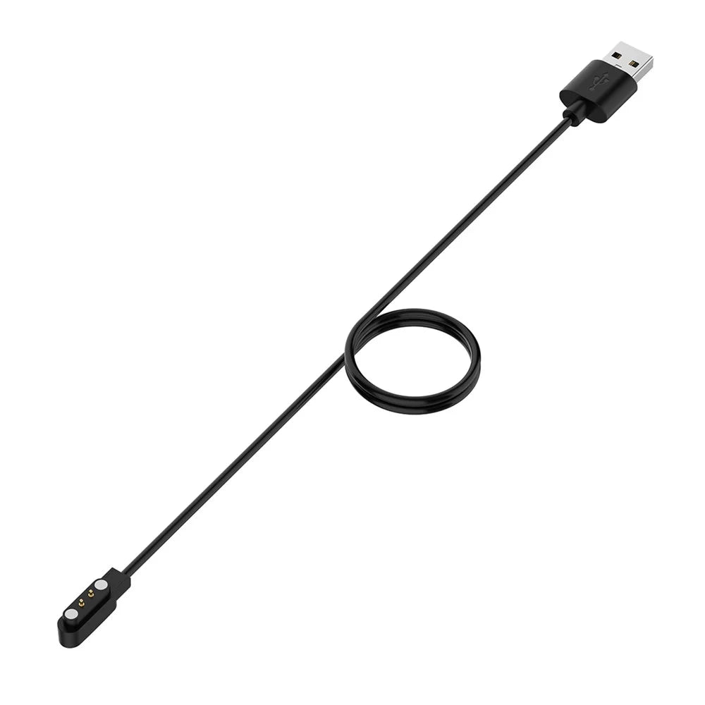 For Realme TechLife Watch 1.2m Magnetic Absorption Charging Cable Smart Watch USB Charger - Black - 7