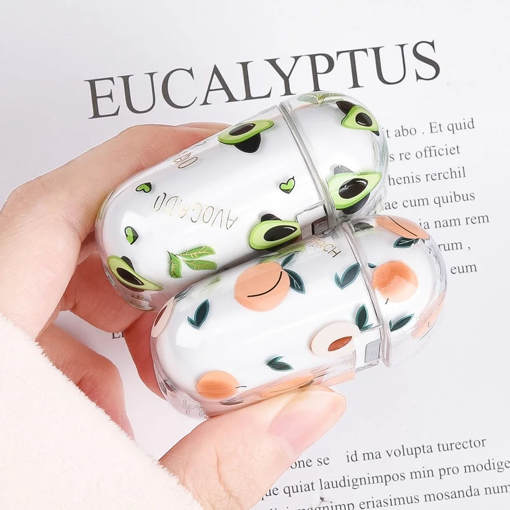 For Apple AirPods Pro (Gen 2) (USB-C) / Pro 2 Hard PC Earbud Case Lacquered Fruit Flower Pattern Bluetooth-compatible Earphone Protective Cover - Style A - 2