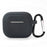 For AirPods Pro 2 Earphone Case Shock Resistant Soft Silicone Cover with Anti-Lost Carabiner - Black - 1
