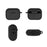 For AirPods Pro 2 Earphone Case Shock Resistant Soft Silicone Cover with Anti-Lost Carabiner - Black - 4