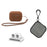 For Apple AirPods Pro 2 Silicone Case Bluetooth-compatible Earphone Anti-drop Cover + Hand Strap + Watch Band Earbud Holder + Storage Box - Brown - 1