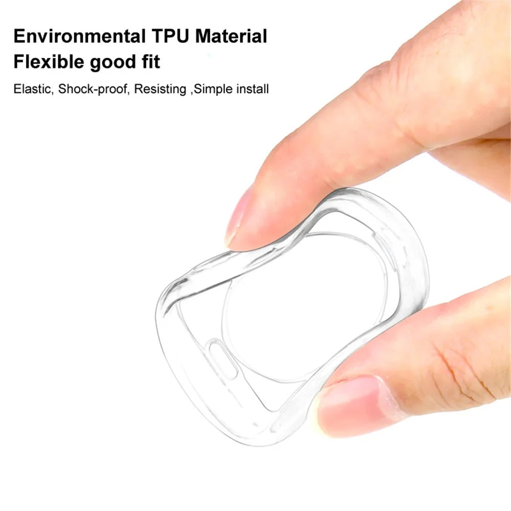IMAK UX-5 Series for AirPods Pro 2 Transparent Wireless Earphone Case Anti-dust Flexible TPU Protective Skin Cover - 3