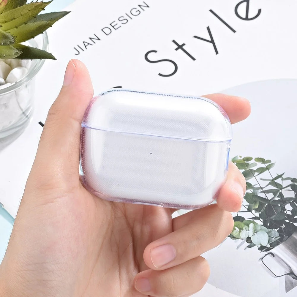 For AirPods Pro (Gen 2) (USB-C) / Pro 2 Transparent Soft TPU Protective Case TWS Bluetooth-compatible Earphone Anti-drop Cover - 6