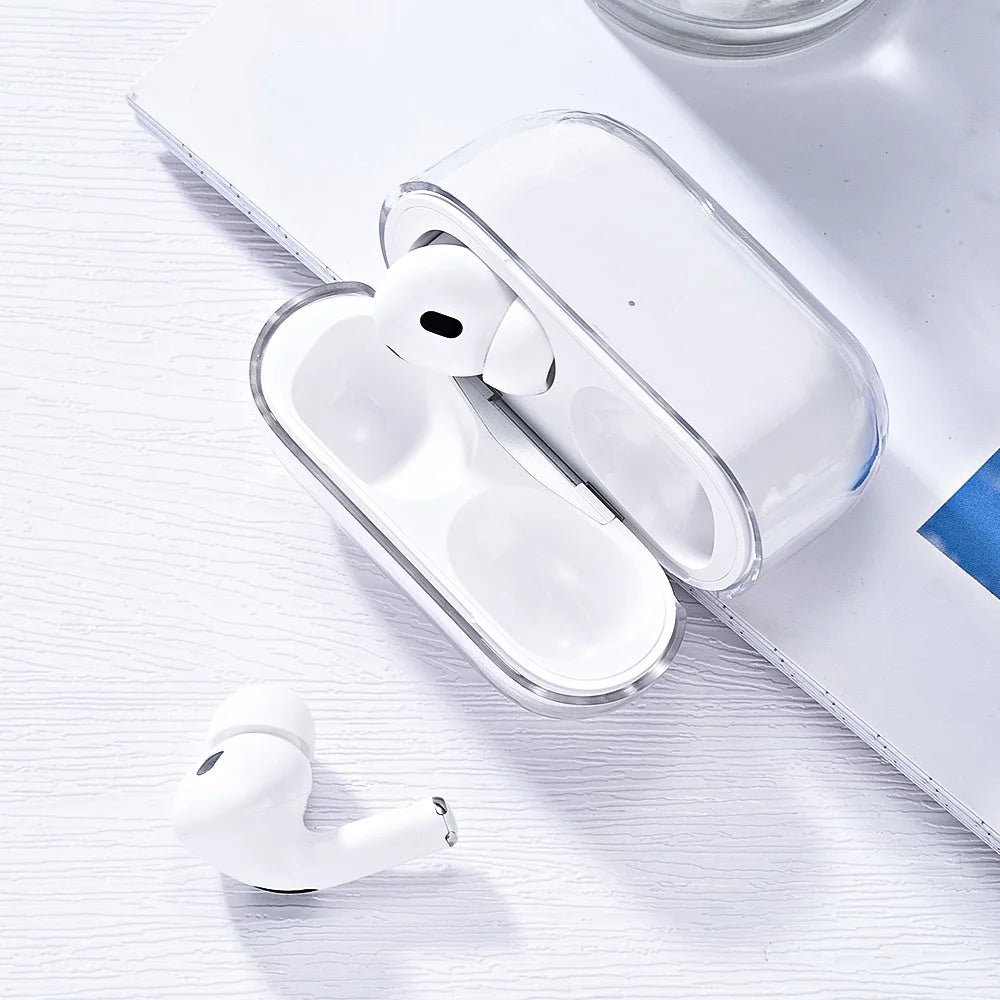 For AirPods Pro (Gen 2) (USB-C) / Pro 2 Transparent PC Protective Case Wireless Earphone Anti-dust Anti-drop Cover - 4