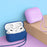 For AirPods Pro 2 Wavy Texture Earphone Case Soft Silicone Anti-Scratch Protective Cover Skin Shell with Strap - Orange - 6