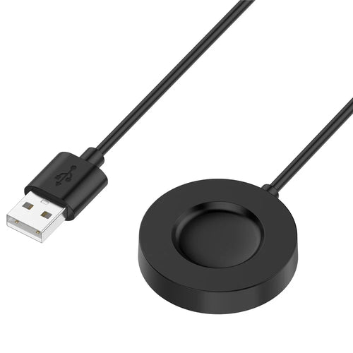 For Xiaomi Watch S1 Pro Wireless Charger 1m USB Cable Smart Watch Charging Dock Cradle - Black - 1