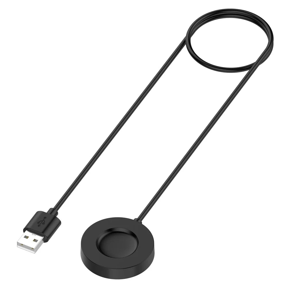 For Xiaomi Watch S1 Pro Wireless Charger 1m USB Cable Smart Watch Charging Dock Cradle - Black - 6