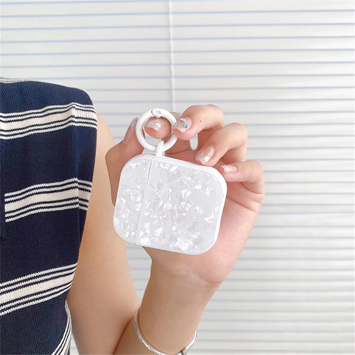 For Apple AirPods with Charging Case (2016) / (2019) / AirPods with Wireless Charging Case (2019) TPU Protective Cover Shell Pattern Earphone Anti-drop Case - White - 5