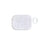 For Apple AirPods 3 Shell Pattern TPU Protective Cover Bluetooth-compatible Earphone Anti-dust Anti-drop Case - White - 1