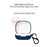 Protective Carrying Case for JBL Compact Earphone Dustproof Protector Charging Box Sleeve Anti-scratch Cover with Buckle - Dark Blue - 2