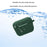Anti-scratch Carrying Case for Sennheiser CX 500BT Earphone Charging Box Protective Cover with Buckle - Dark Green - 4