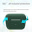 Anti-scratch Carrying Case for Sennheiser CX 500BT Earphone Charging Box Protective Cover with Buckle - Dark Green - 6