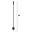 For Realme Watch 3 USB Smart Watch Charger 1m Magnetic Absorption Charging Cable - Black - 6