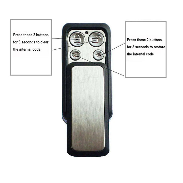 432-435MHz Garage Door Remote Control 4 Keys Copy Universal Remote Control Cloning Duplicator - 5