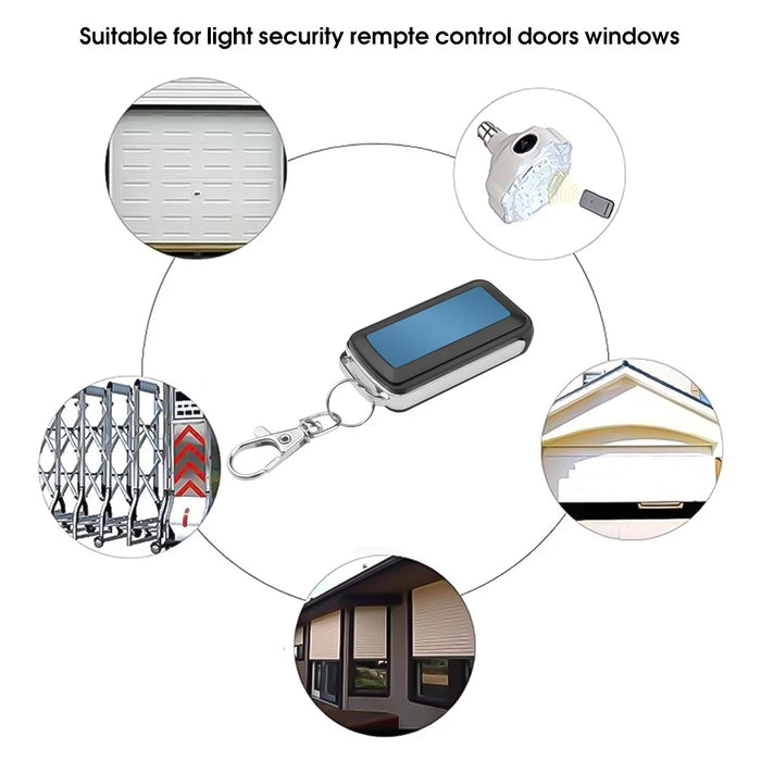 432-435MHz Garage Door Remote Control 4 Keys Copy Universal Remote Control Cloning Duplicator - 7