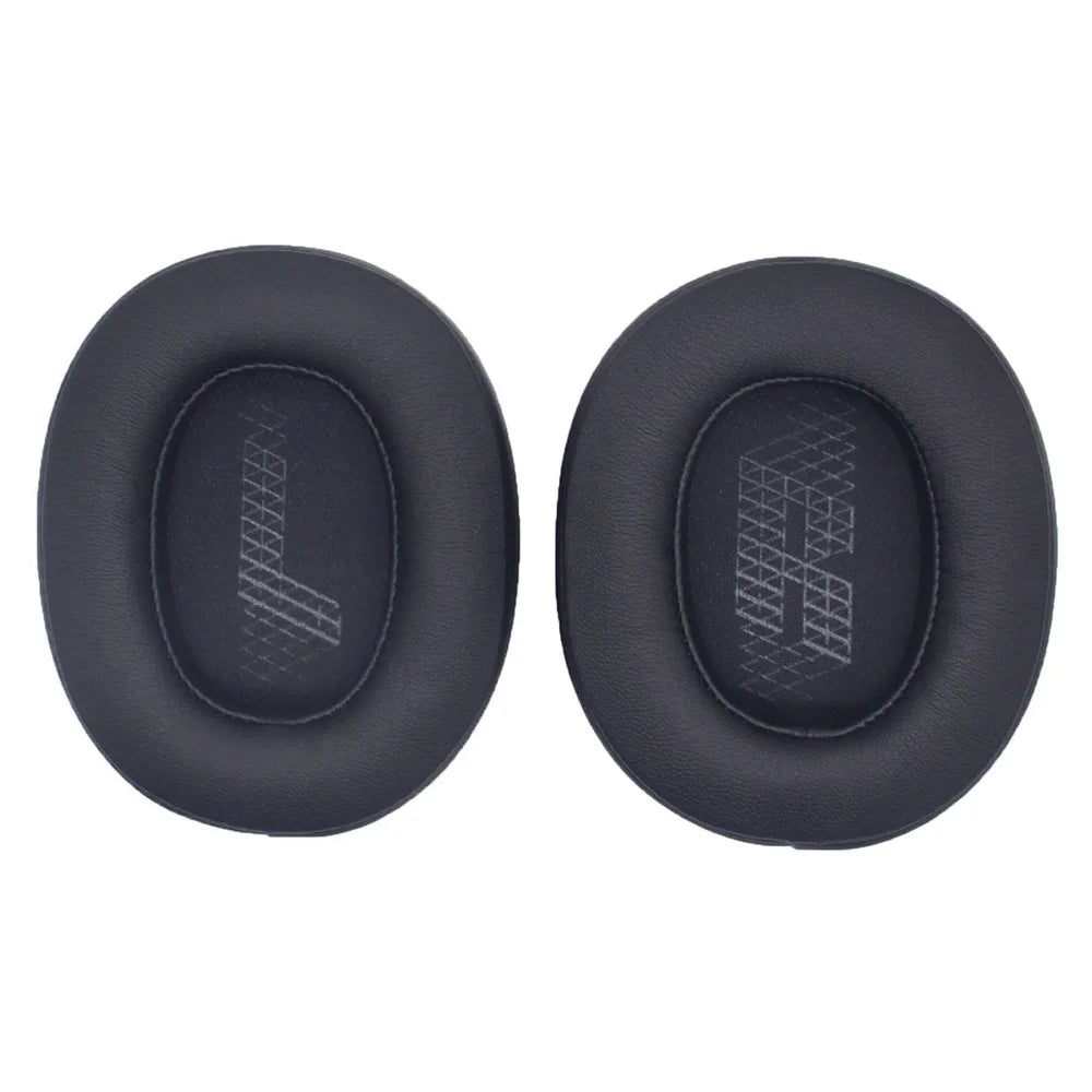 1 Pair Headphone Earpads Replacement for JBL Live 500BT, Soft Protein Leather Wireless Earphone Caps Cushions - Black - 1