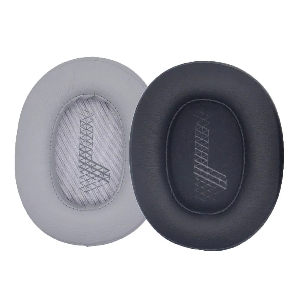 1 Pair Headphone Earpads Replacement for JBL Live 500BT, Soft Protein Leather Wireless Earphone Caps Cushions - Black - 2
