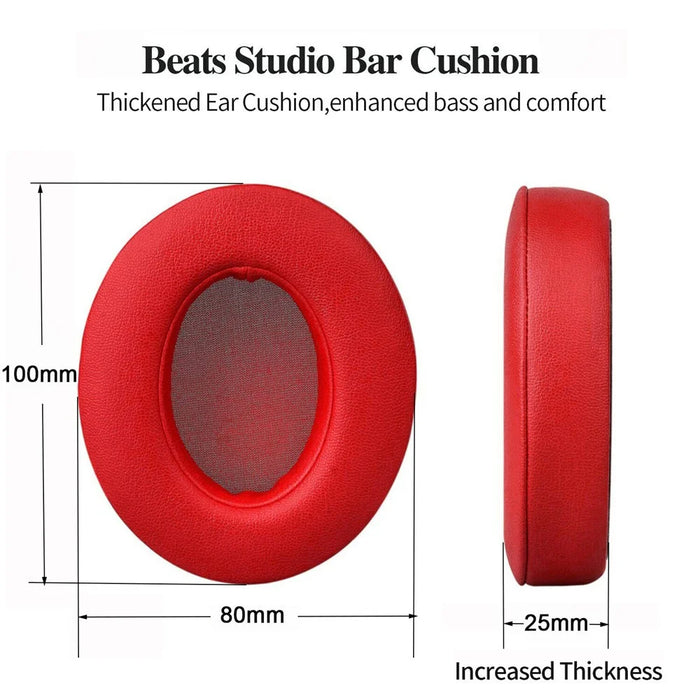 1 Pair Comfortable Headphone Ear Cushions Replacement Earpads for Beats Studio 2.0 / Studio 3.0 - Black - 5