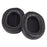 For Audio Technica ATH-MSR7 / M50X / M20 / M40 / M40X One Pair Soft Lambskin Leather Headphone Ear Cushions Replacement Earpads - Black - 1