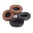 For Audio Technica ATH-MSR7 / M50X / M20 / M40 / M40X One Pair Soft Lambskin Leather Headphone Ear Cushions Replacement Earpads - Black - 5