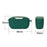 Flexible Silicone Case for JBL WAVE BUDS Earphone Charging Bin, Drop Protection Cover with Carrying Buckle - Dark Blue - 4