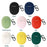 For Google Pixel Buds A-Series / Buds 2 Bluetooth-compatible Earphone Silicone Case Anti-scratch Earbud Protective Cover with Hanging Buckle - Dark Blue - 5