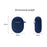 For Google Pixel Buds A-Series / Buds 2 Bluetooth-compatible Earphone Silicone Case Anti-scratch Earbud Protective Cover with Hanging Buckle - Dark Blue - 6