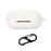 For Oraimo Roll TWS Bluetooth-compatible Earphone Silicone Case Shockproof Earbud Protective Cover with Anti-loss Buckle - White - 1
