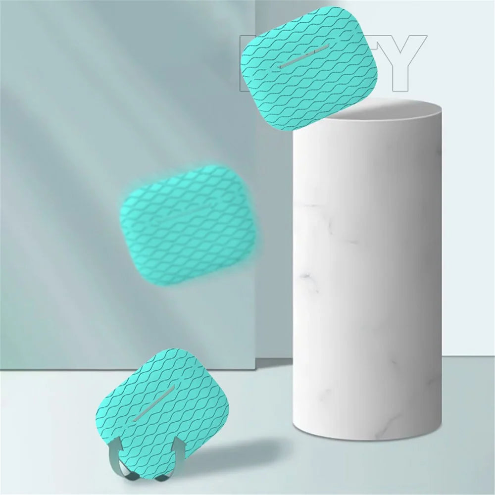 For Apple AirPods Pro 2 Wavy Edge Ocean Style Earphone Silicone Case Bluetooth-compatible Earbud Anti-drop Cover with Lanyard - White - 4