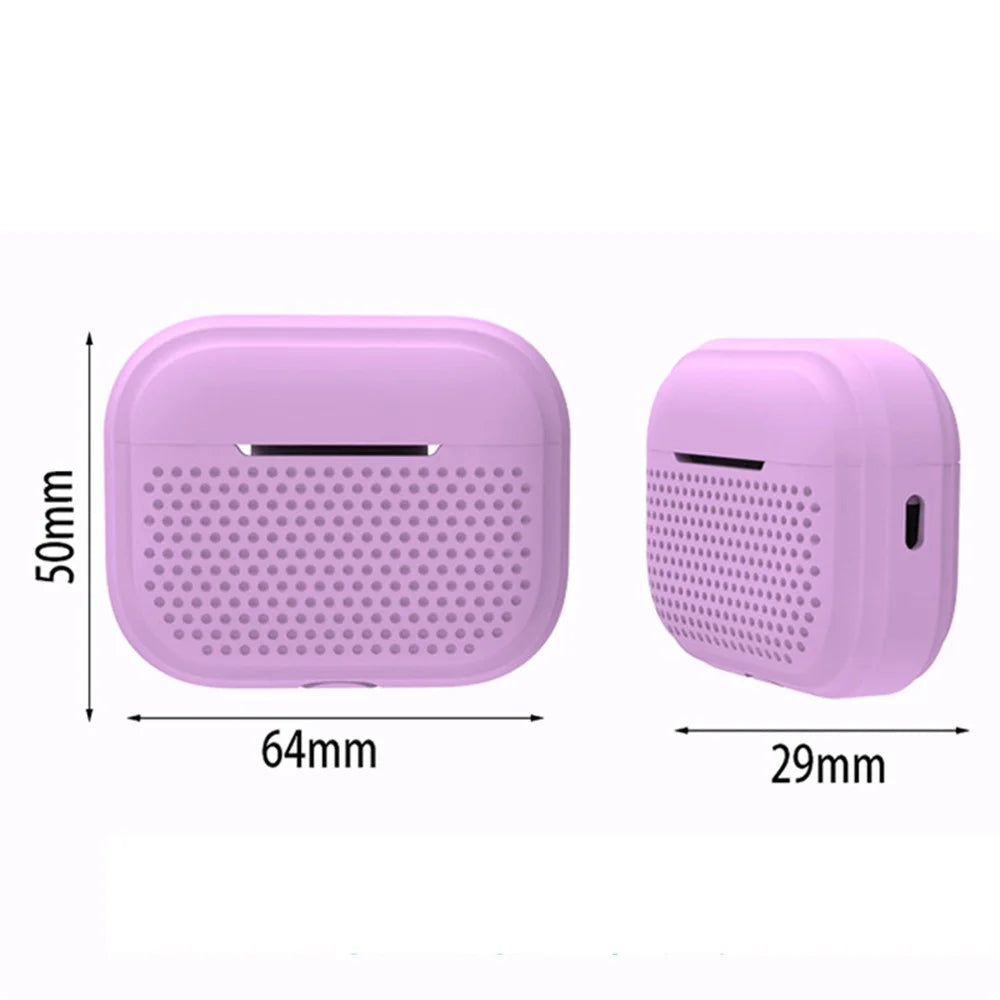 For Apple AirPods Pro 2 Radio Style Bluetooth-compatible Earphone Protective Case Anti-scratch Earbud Cover with Lanyard - White - 4