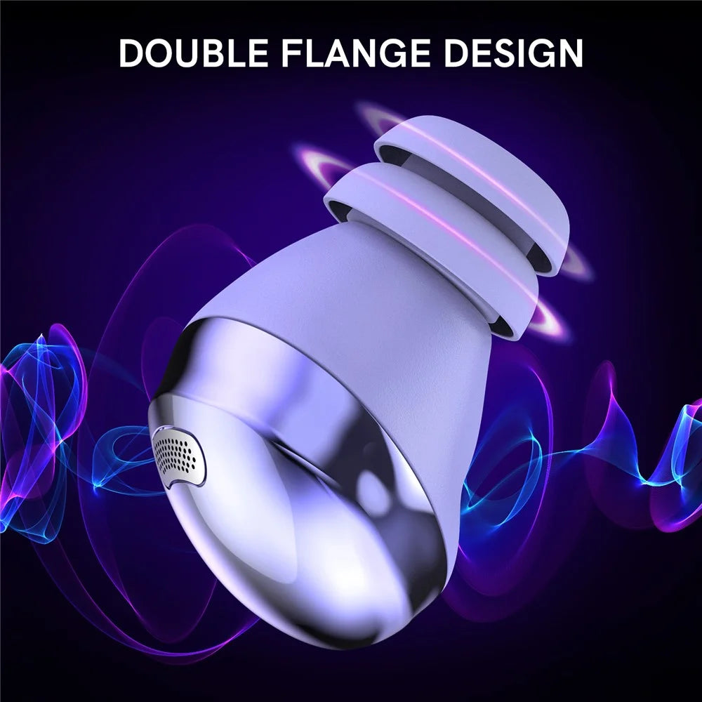 AHASTYLE PT168 For Samsung Galaxy Buds Pro 3 Pairs S / M / L Anti-slip Replacement Earbuds Tips Silicone Bluetooth-compatible Earphone Eartips - Purple - 3