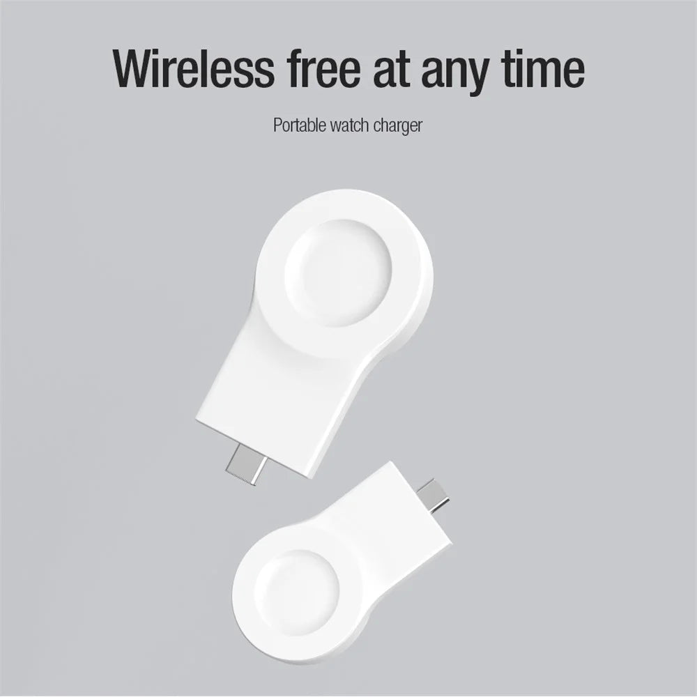 NILLKIN For Xiaomi Watch S1 Pro Type-C Plug Wireless Charger Magnetic Adsorption Smart Watch Charging Dock - 2
