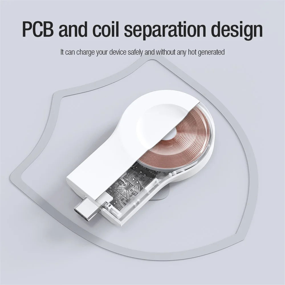 NILLKIN For Xiaomi Watch S1 Pro Type-C Plug Wireless Charger Magnetic Adsorption Smart Watch Charging Dock - 7