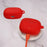 For JBL WAVE BEAM Bluetooth-compatible Earphone Silicone Protective Case Anti-scratch Anti-drop Cover with Anti-lost Buckle - Red - 3