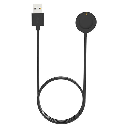 1m For Fossil Gen 6 / Gen 5 FTW4024 / FTW4025 / FTW4026 Smartwatch USB Charger Magnetic Absorption Charging Dock Cable - Black - 1