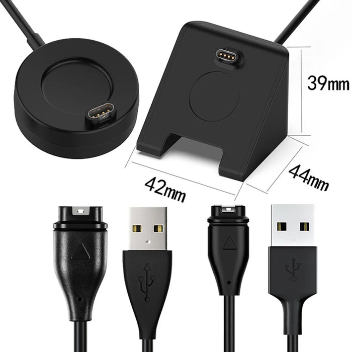 For Garmin Fenix 7 / 7S / 7X Smart Watch Magnetic Absorption Charging Dock with USB Charging Cable - 7