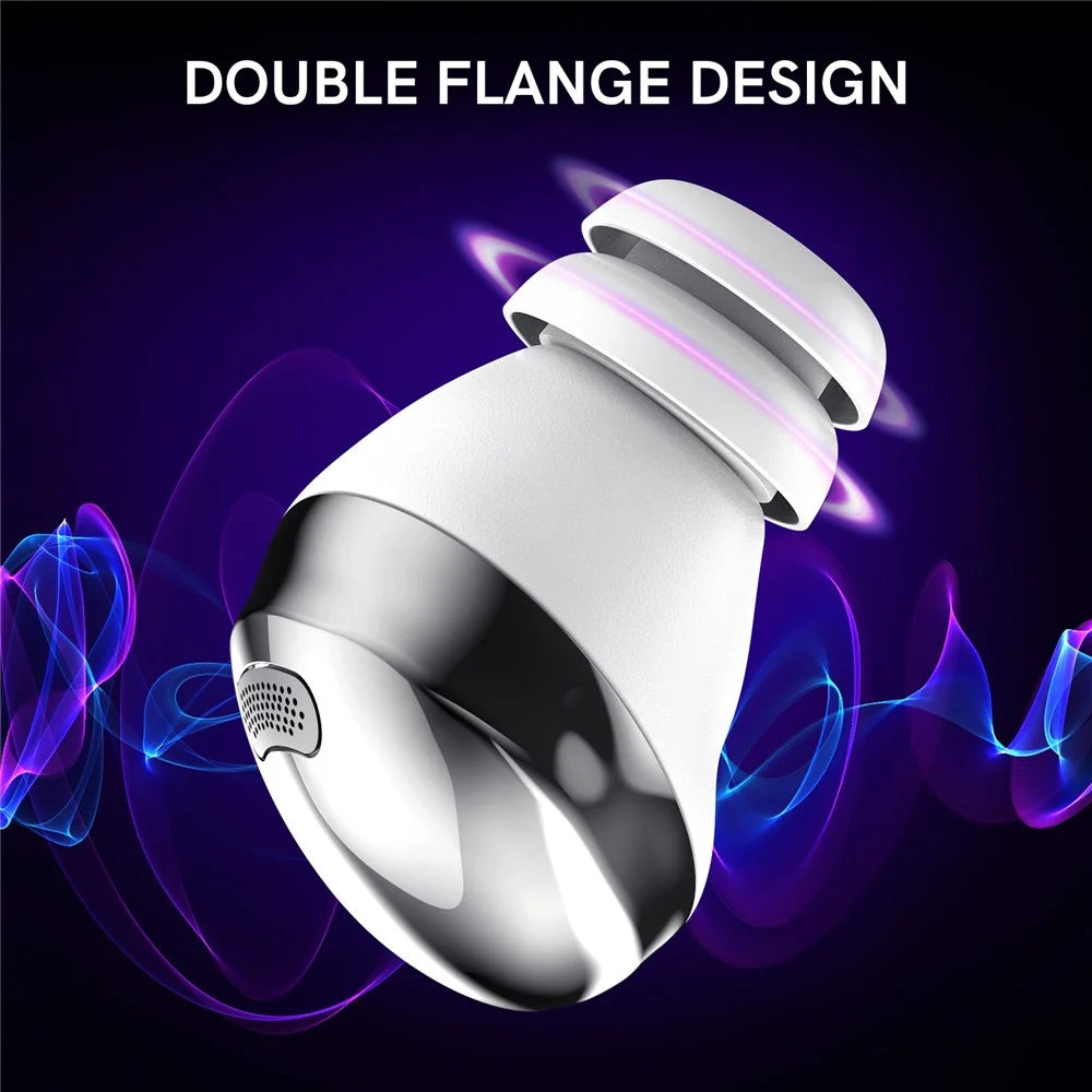 AHASTYLE PT168 One Pair Earbud Caps Soft Silicone Earphone Tips Replacement for Samsung Galaxy Buds Pro, Size: S - White - 3