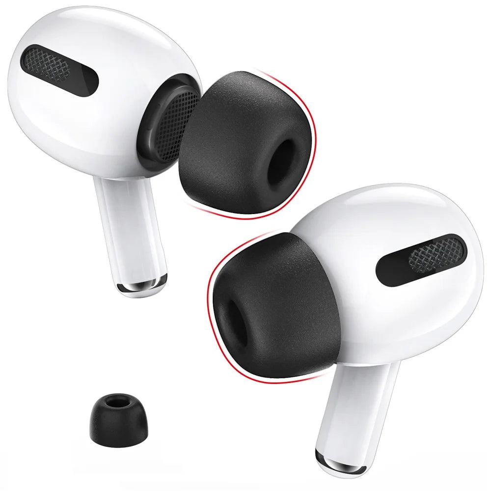 AHASTYLE WG28 1 Pair S Size Earbuds Tips for Apple AirPods Pro / AirPods Pro 2 Replacement Memory Foam Bluetooth-compatible Earphone Eartips - 2