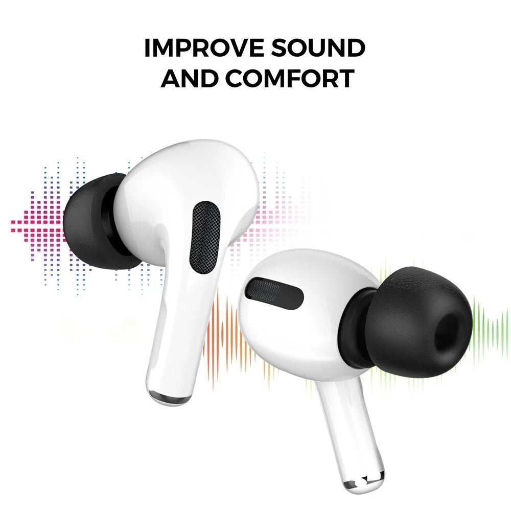 AHASTYLE WG28 1 Pair S Size Earbuds Tips for Apple AirPods Pro / AirPods Pro 2 Replacement Memory Foam Bluetooth-compatible Earphone Eartips - 3