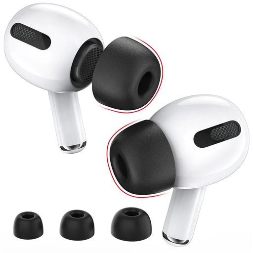 AHASTYLE WG28 3 Pairs S / M / L Size Earbuds Covers for Apple AirPods Pro / AirPods Pro 2 Replacement Memory Foam In-ear Earphone Eartips - 1